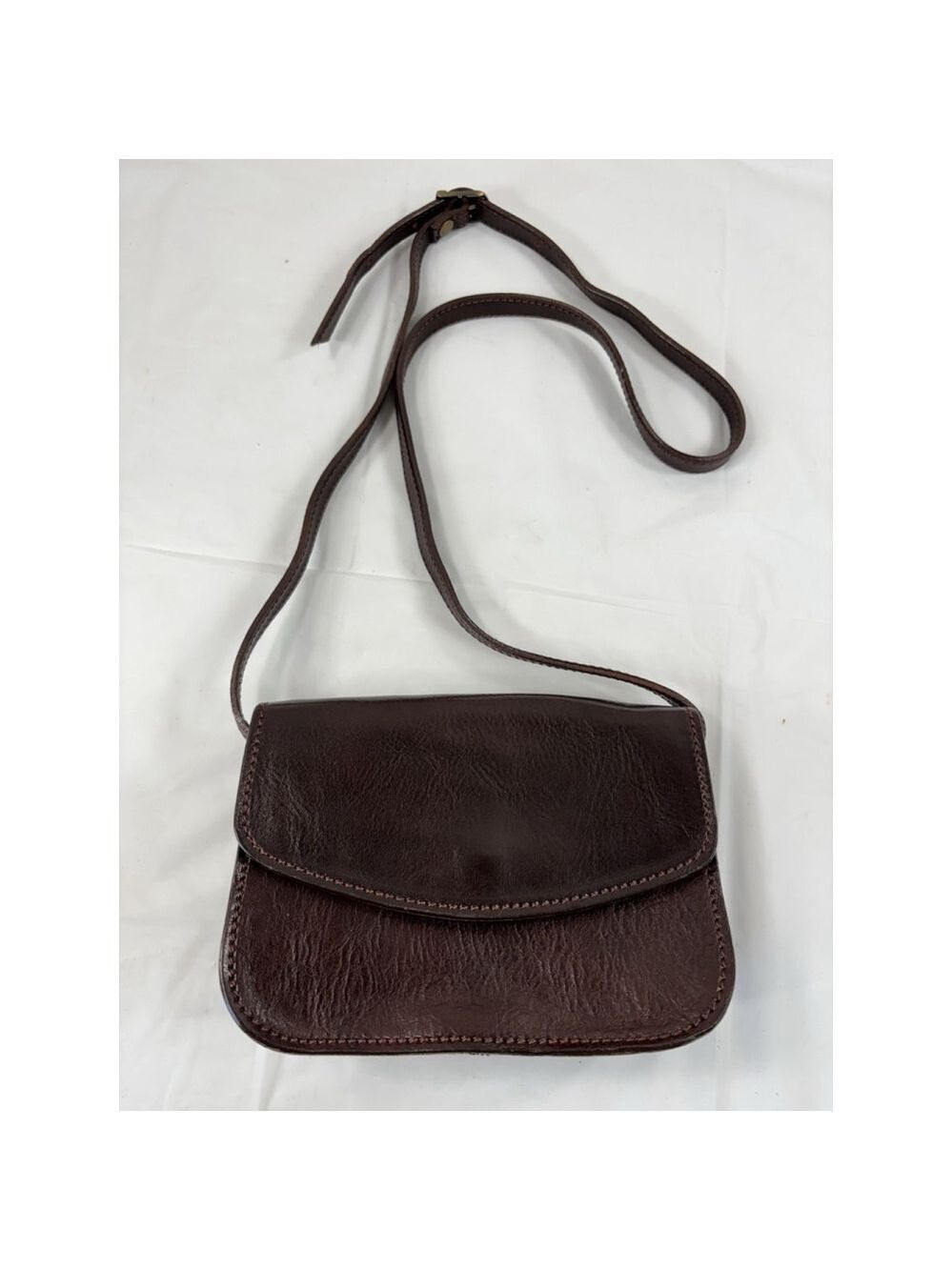 Leather Small Cross Body Bag Made In Italy vintage